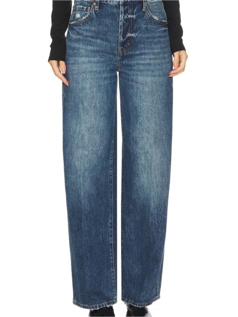 Tate High Rise Bowed Wide Jeans
