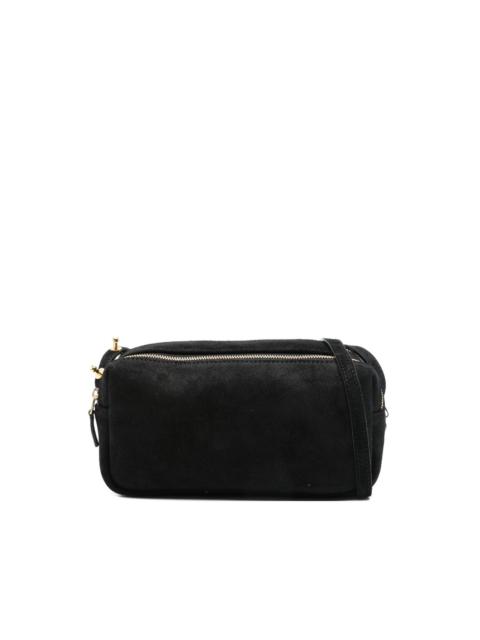 mini Trousse suede zip-top shoulder bag