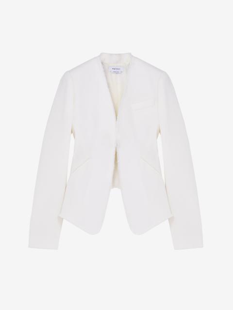 Raw Edge Tailored Jacket