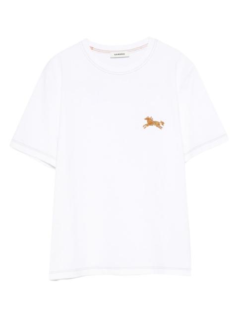horse-embroidery T-shirt