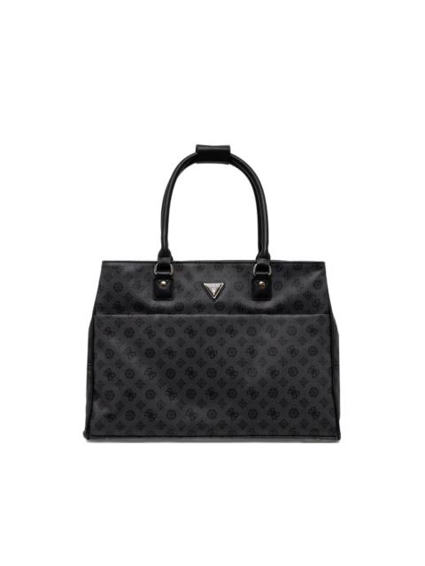 monogram zip tote bag