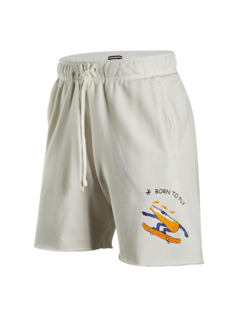 Air Jordan Born To Fly Knit Shorts 'White' FJ7708-133