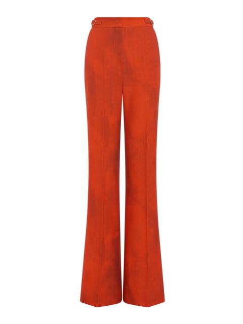 Vesta Flare Pant in Spice Virgin Wool
