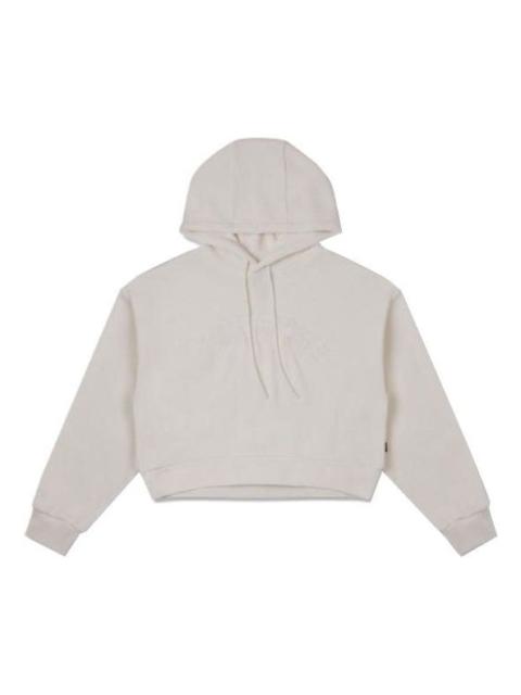 (WMNS) Converse  Hoodie 'White' 10026557-A01