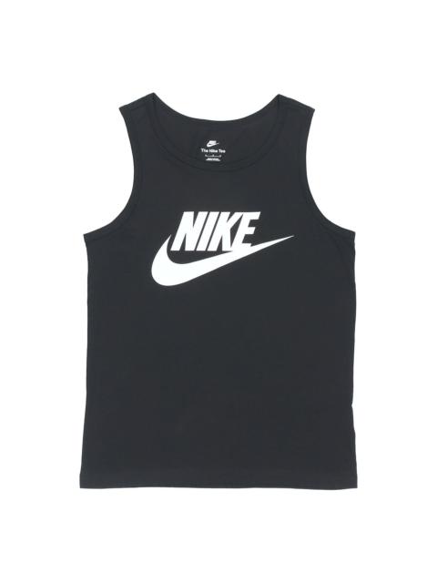 Nike AS Nike Sportswear TANK ICON FUTURA 'Black White' AR4992-013