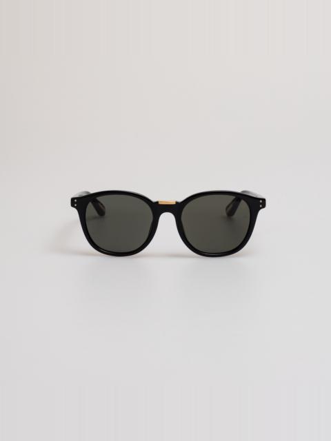 POWELL D-FRAME SUNGLASSES IN BLACK