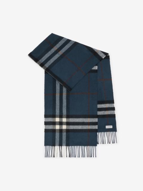 Check Cashmere Scarf