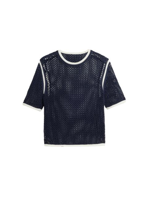 WB Knit T-Shirt navy
