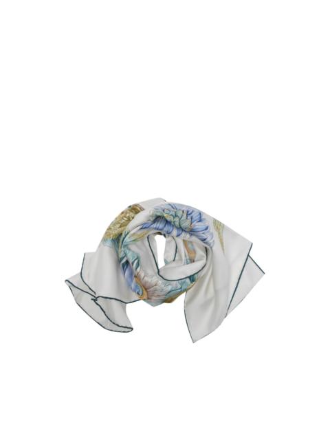 printed silk scarf