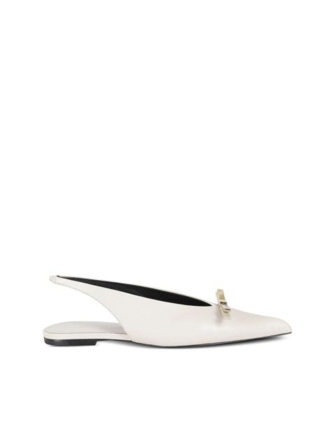 leather slingback pumps