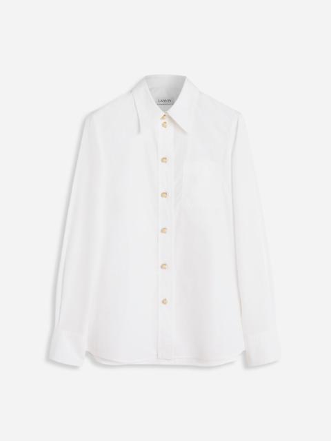 LONG SLEEVE SHIRT IN POPLIN
