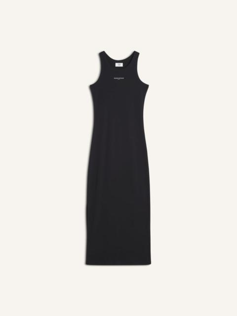 MAISON KITSUNE PARIS RIBBED TANK DRESS