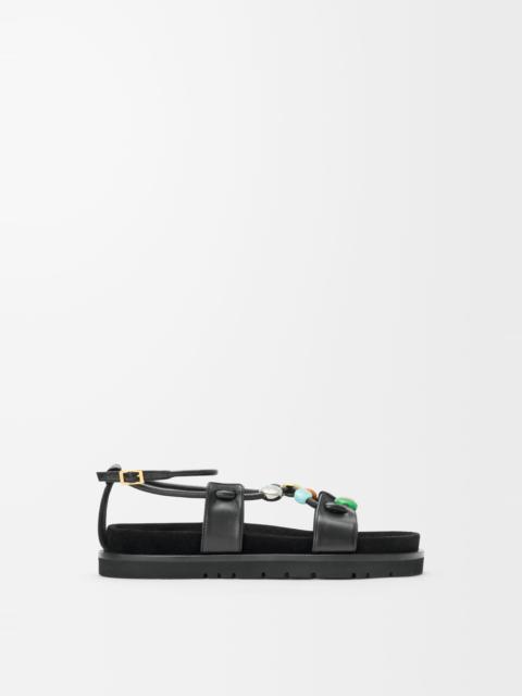 Pebble Beads fussbett sandal in nappa lambskin