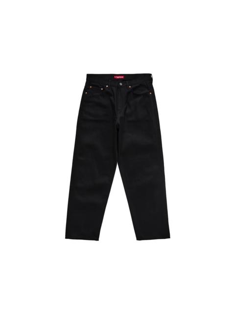 Supreme Rigid Baggy Black Selvedge Jean Rigid Black