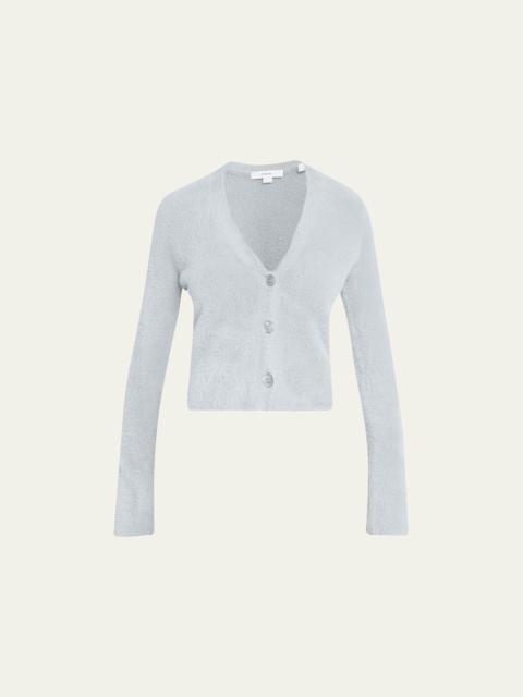 Eyelash V-Neck Cardigan