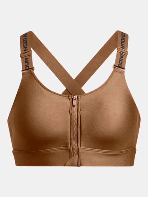 Women's UA Infinity 2.0 High Zip Sports Bra