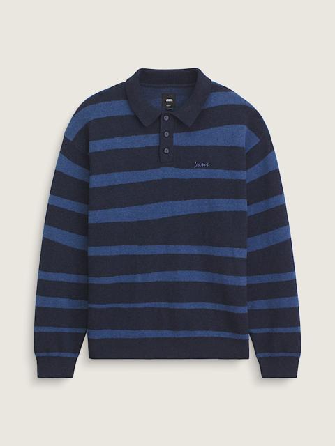 Davis Stripe Polo Sweater