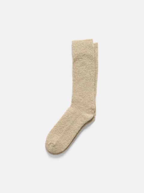 R1636 Merino Boucle Socks Ecru