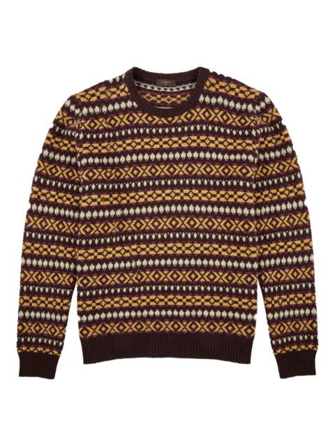 jacquard wool jumper