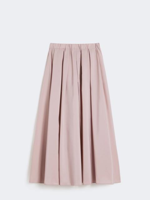 Long taffeta skirt - ANTIQUE ROSE