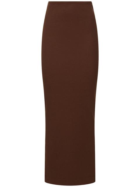 Emma jersey midi skirt