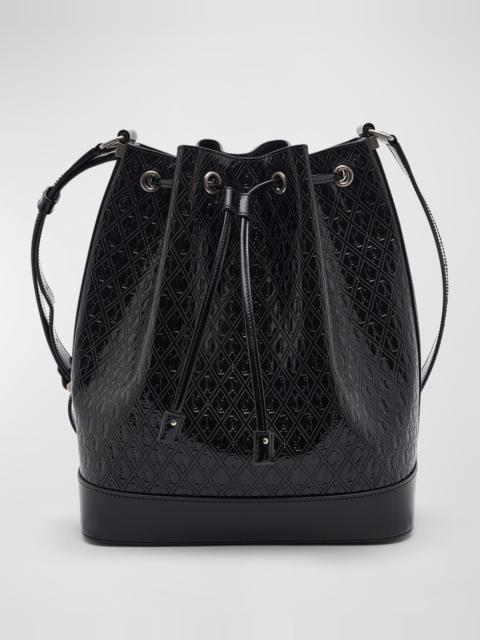Le Monogram Bucket Bag in Spazzolato Leather