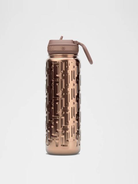 Back to Life Sport Bottle 24oz Straw Lid *Monogram Shadow