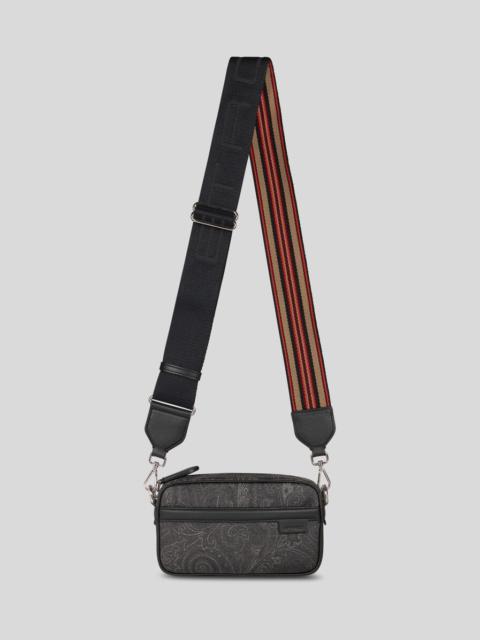 MINI CAMERA CASE WITH SHOULDER STRAP AND PAISLEY MOTIF