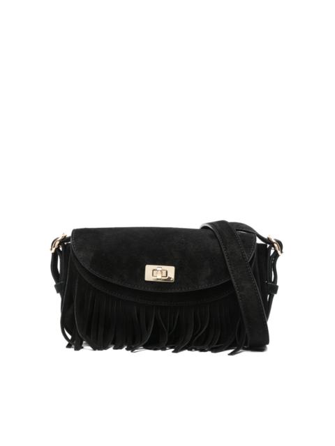 mini fringed crossbody bag