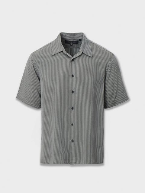 Dalton Short-Sleeve Jacquard Shirt