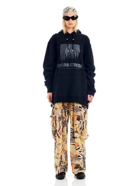 BLACK LANDSCAPE GRAPHIC HOODIE