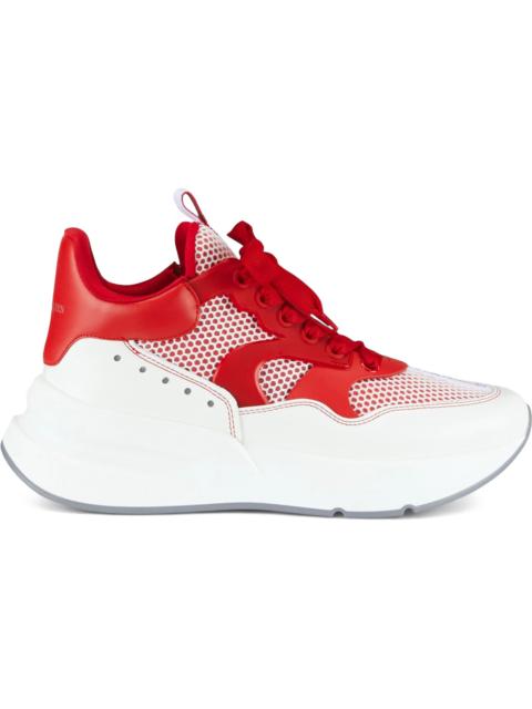 Alexander McQueen Oversized Runner White Red