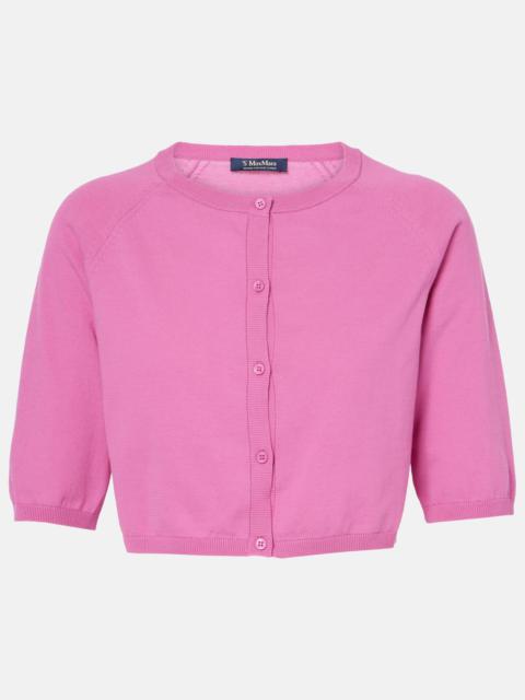 Pam cropped cotton cardigan