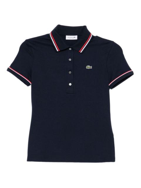 logo-embroidered polo shirt