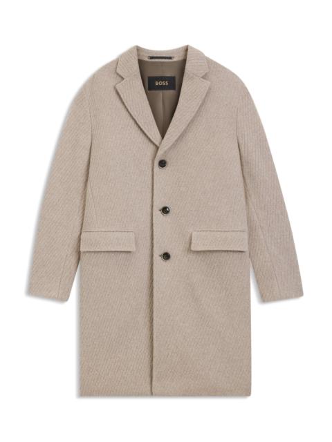 FORMAL COAT IN CASHMERE AND VIRGIN WOOL
