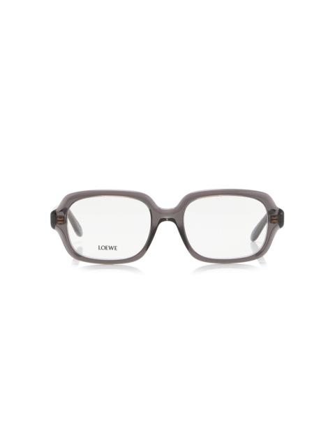 Square-Frame Acetate Glasses grey