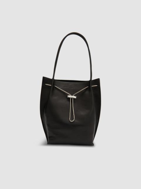 Kayla Black Nappa Leather Shoulder Bag