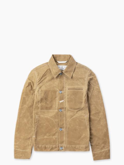 ROGUE TERRITORY SUPPLY JACKET WAXED CANVAS RIDGELINE TAN
