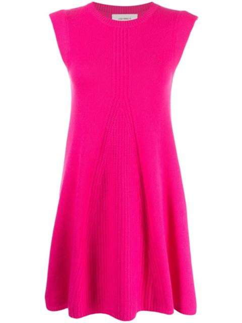knitted cashmere minidress