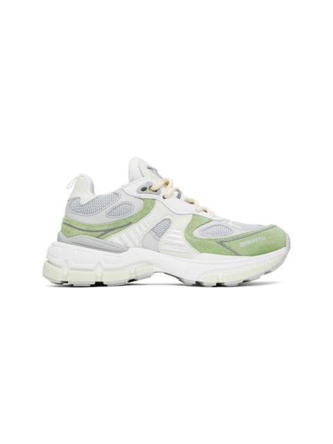 Gray & Green Sphere Runner Sneakers