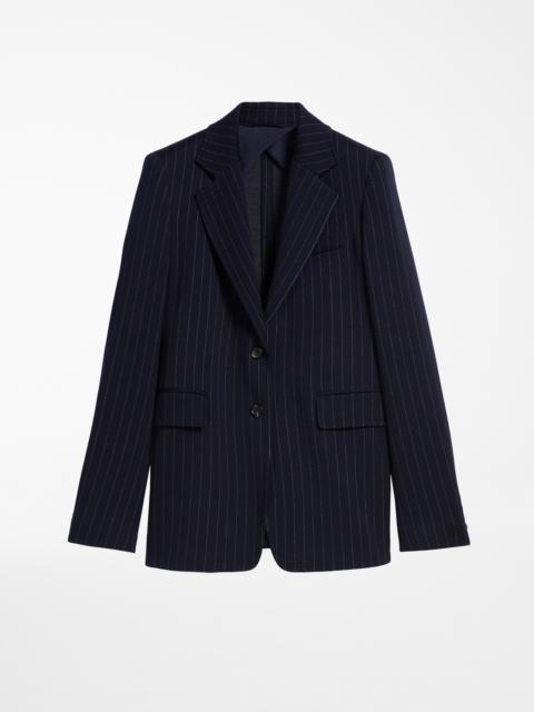 AMLETO Pinstriped wool jacket