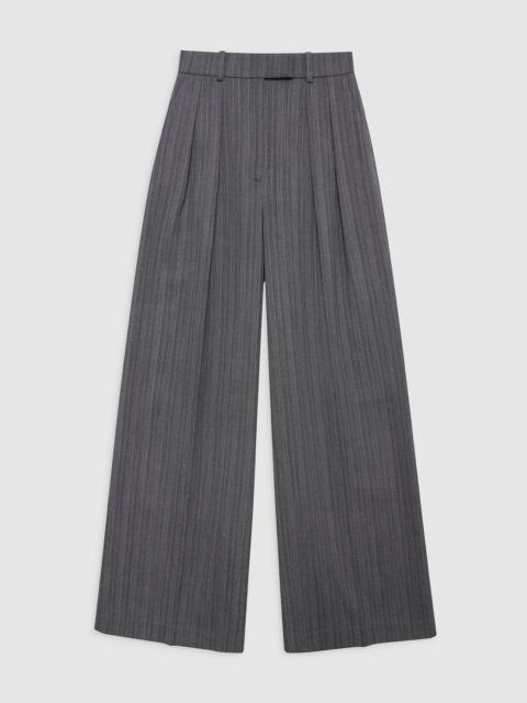 Lou Trouser - Black And Grey Stripe