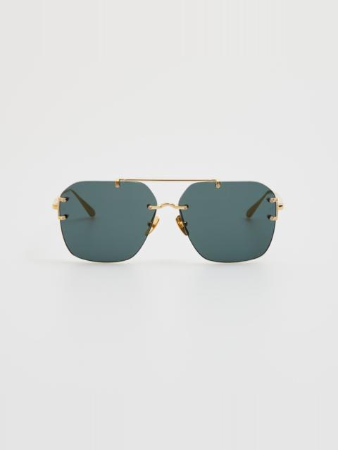 Reyner Sunglasses in Yellow Gold