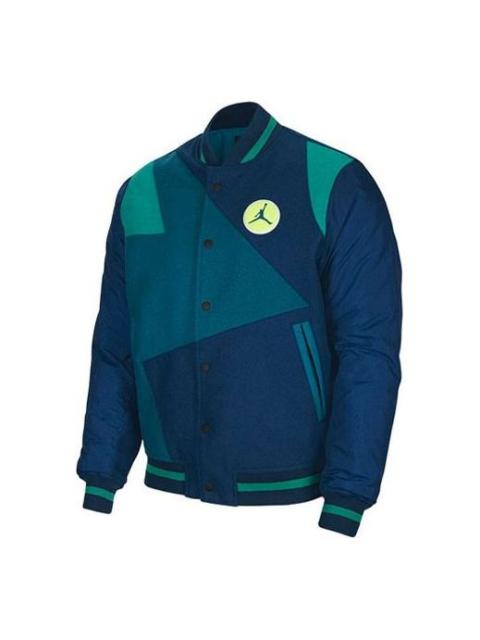 Air Jordan MENS DNA Casual Baseball Jacket Blue CK9351-432
