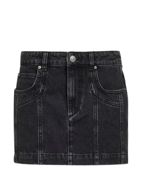 five-pocket mini skirt