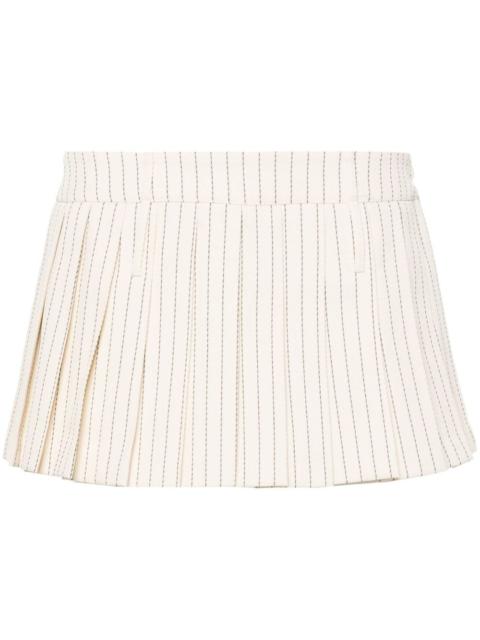 Blake pleated miniskirt