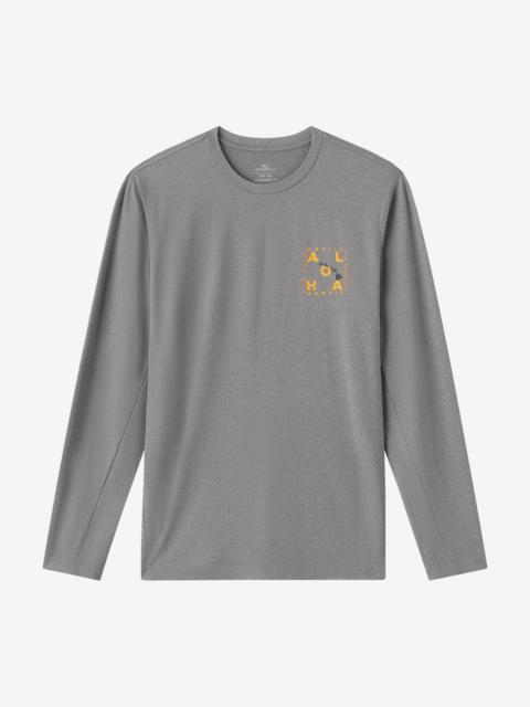 Hawaii Layout UPF Long Sleeve Standard Fit Tee