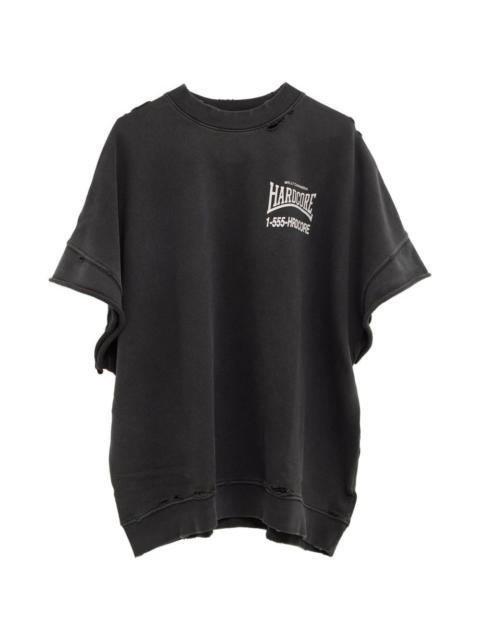 ripped graphic T-shirt