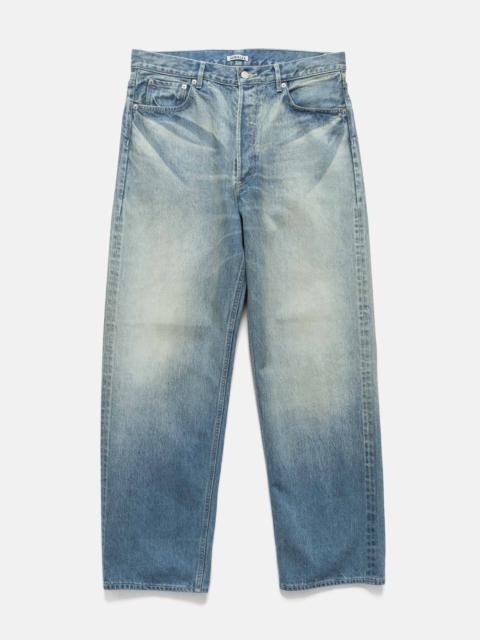 Selvedge Faded Heavy Denim Wide Pants Faded Indigo