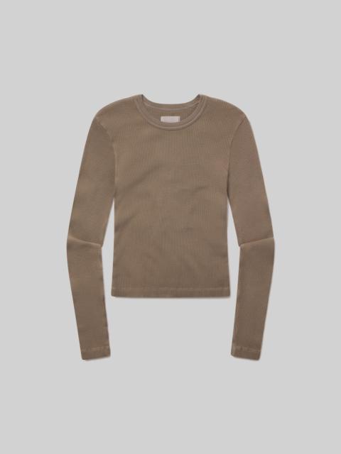 Pilar Waffle Crewneck
In Bezal